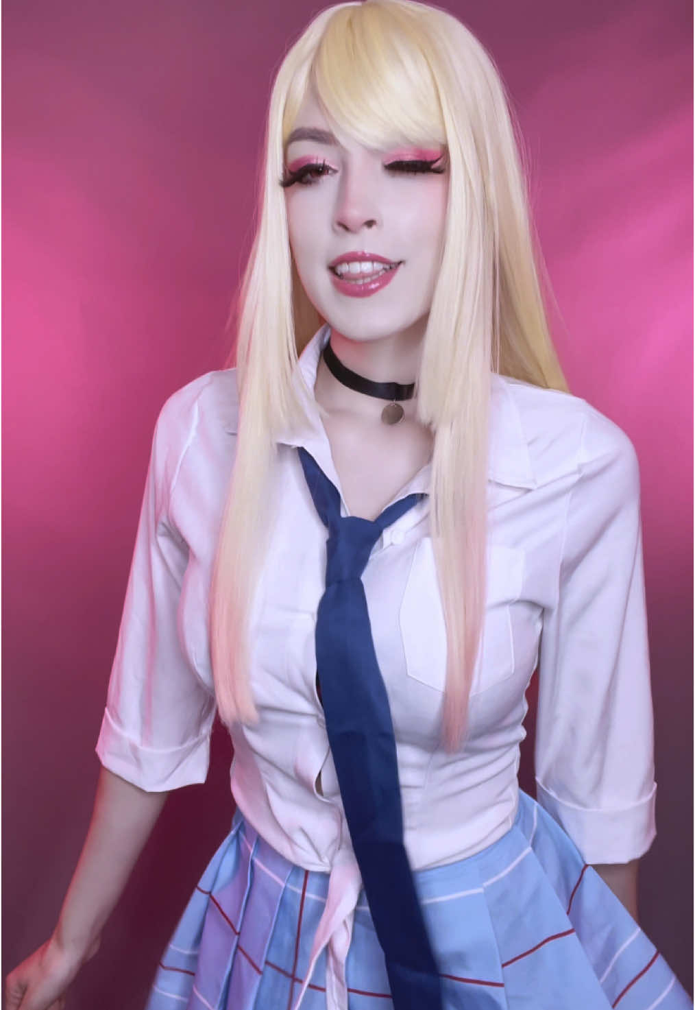 Marin 💕🎀  #makeup #cosplay #cosplayanime #mari #marinkitagawacosplay #marinkitagawa😍😍 #sonobisquedollwakoiwosuru #mydressupdarling #marinkitagawa😍😍 #nere #neresamacosplay 