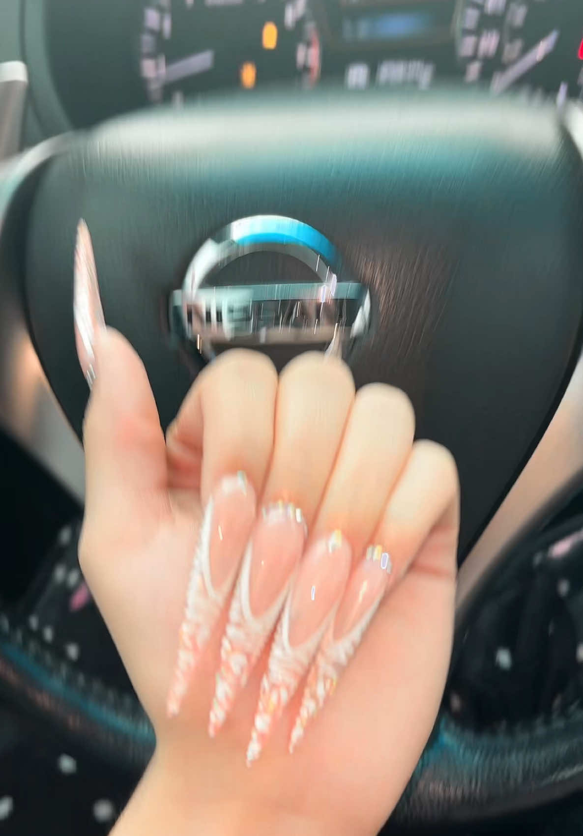 Last nail TikTok…it was nice while it lasted🤧@Simone⭐️  #nails #fyp #transition #tiktokban #goodbye 