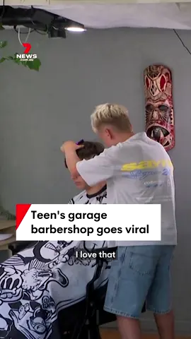 15 year old Will Green has transformed his parents garage into his very own barbershop. The Wollongong teen is going viral on socials and booking out every week, while balancing his school work! #cutsbygreeny #haircut #sydneyhaircut #barber #sydneybarber #news #7NEWS @cutsbygreeny