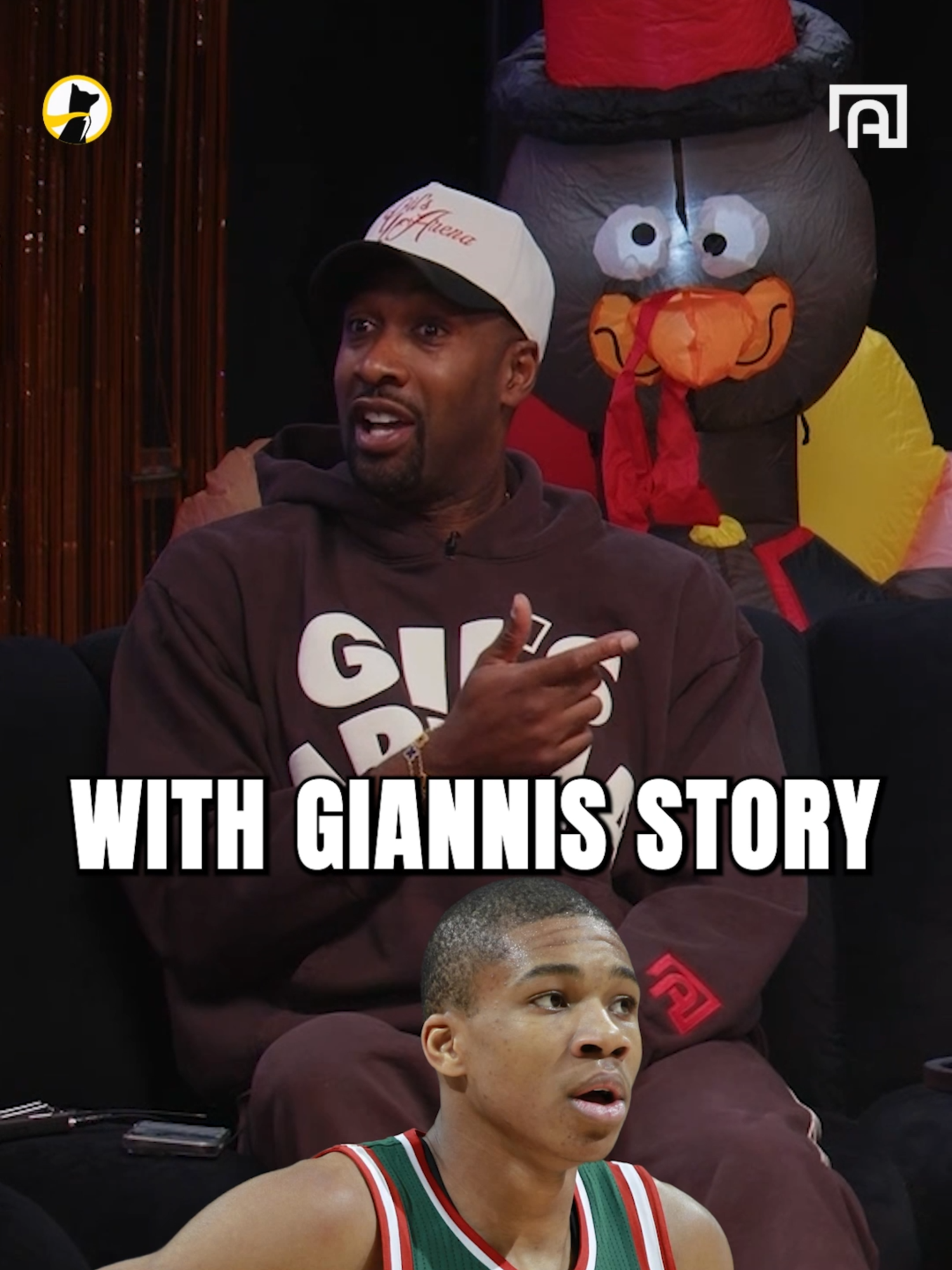 The Hawks held Giannis hostage, then the Bucks snatched him 💀🤣 #NBA #clips #fyp #viral #basketball #podcast #gilsarena #podcastclips #giannis #giannisantetokounmpo