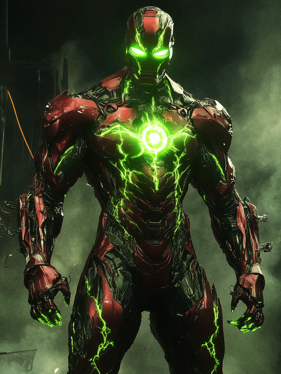 ⚡🦸☢️ AI Vision: Marvel heroes in a radiation post-apocalyptic neon world – epic AI reimaginings  #ai #aiart #aivideo #aigenerated #aitransformation 