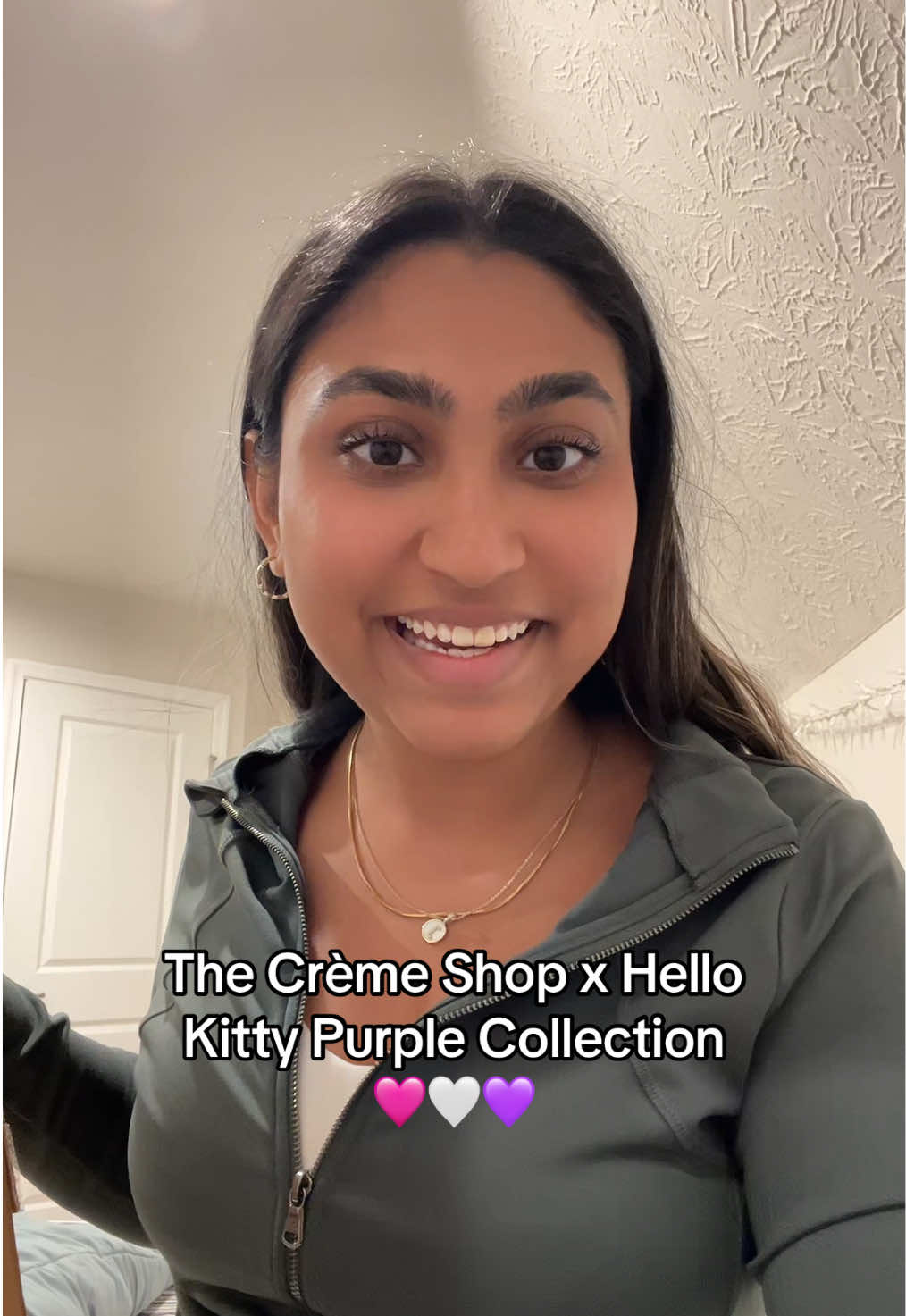 The Crème Shop x Hello Kitty is the perfect collection! 🩷🤍💜It is available at CVS 1/12 so make sure to grab yours!! @the crème shop #tcspartner #hellokittypurple #CVS 