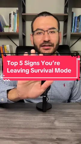 Top 5 Signs You’re Leaving Survival Mode #survivalmode #leavingsurvivalmode #HealingJourney #healingtiktok #selfgrowth #selfgrowthjourney 