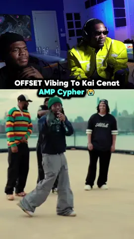 OFFSET Vibing To Kai Cenat AMP Cypher 😭 #imdaviss #offset #fyp #viral