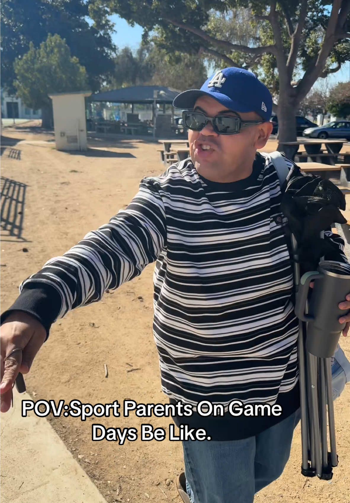 Sport Parents On Game Days Be Like!! Y’all They Were Always So Extra On Game Day 😭🤣 #fyp #sports #gameday #parents 