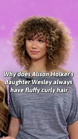 Why does #AlisonHolker's daughter #Wesley always have fluffy curly hair? The heartbreaking truth#celebrities #fyp #tiktok #celebrity 