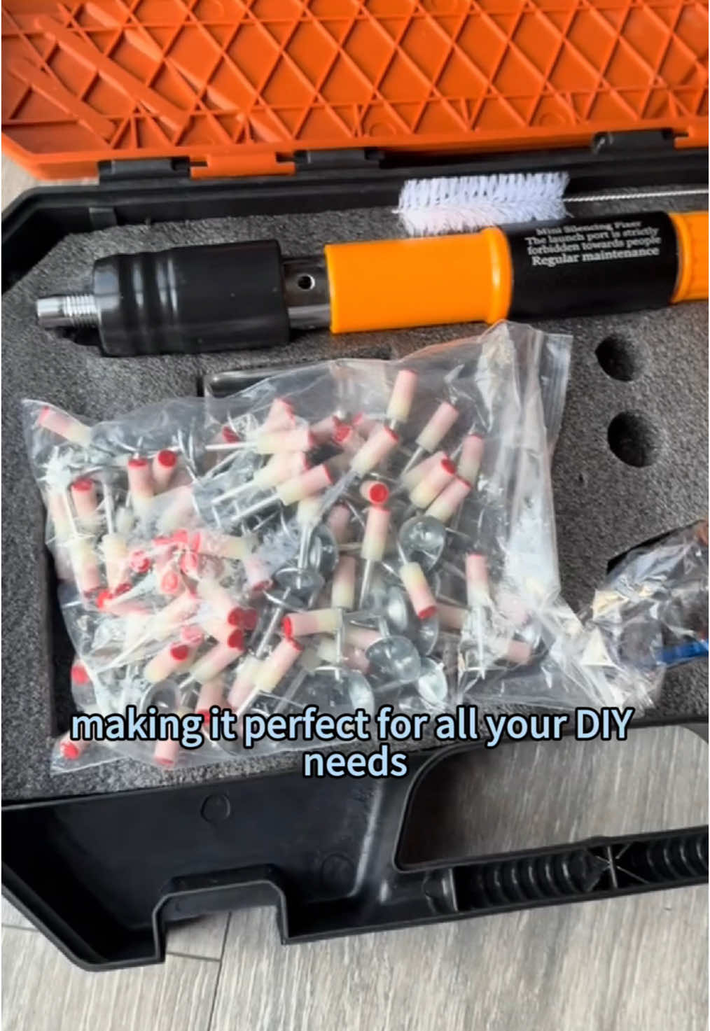 Household essentials-100pcs nail gun #tiktokshop #fyp #handtools #gift #tool 