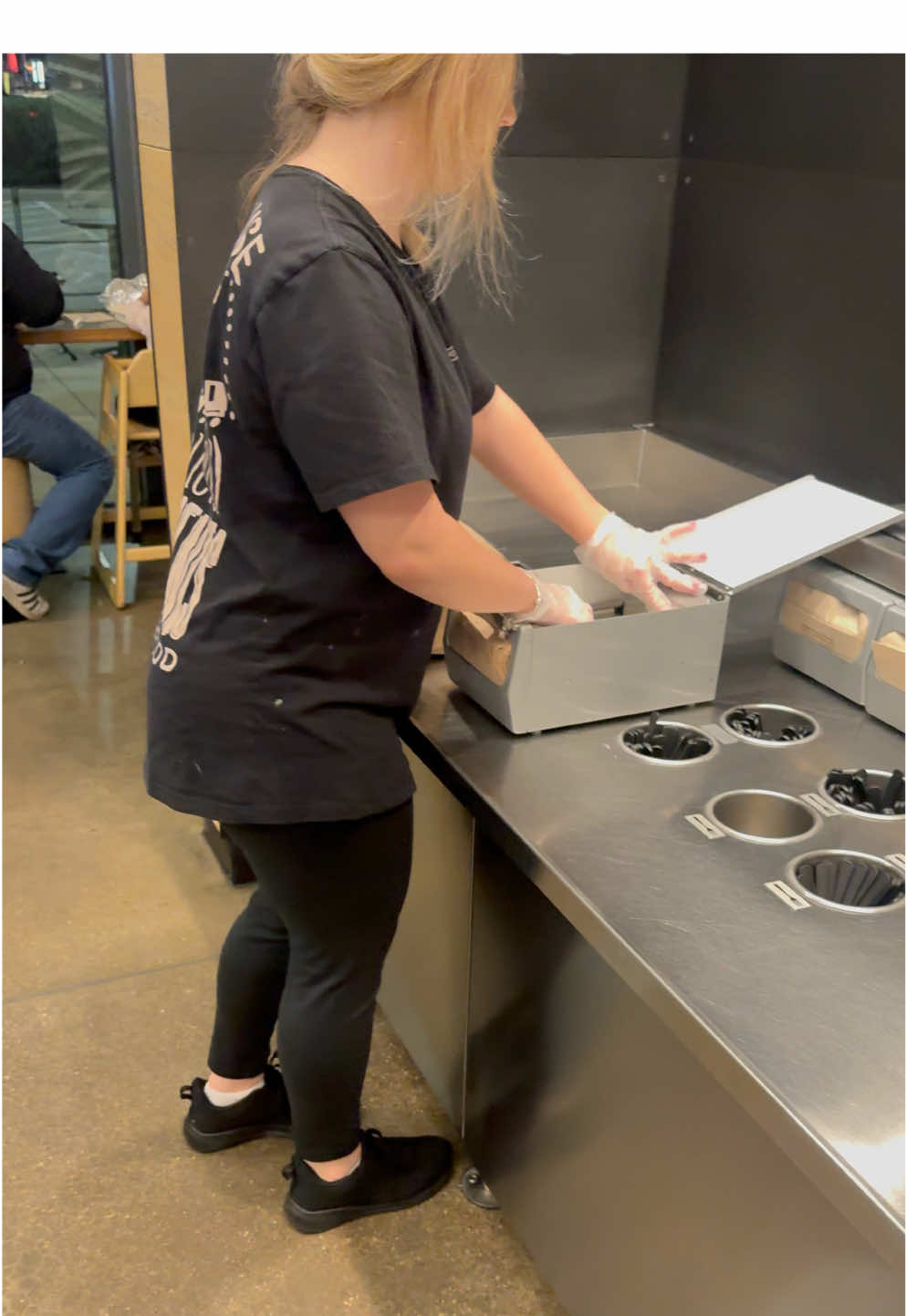 I guess Chipotle saw my video. They had a deputy standing there manning the napkin & utensil station. 😂😂  #fyp #viral #funny #chipotle #iamtobiasdevon
