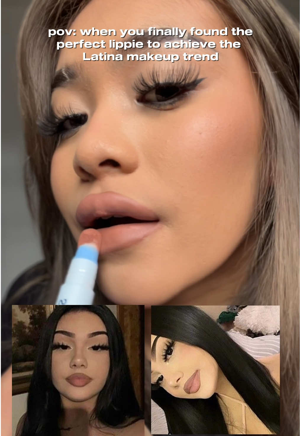 I am using SACE LADY Fluffy Bubble Lip & Cheek Cream in the shade V01 #saceladylipcheekcream  #transferprooflipmud  #FluffyBubble  #sacelady #findsacey