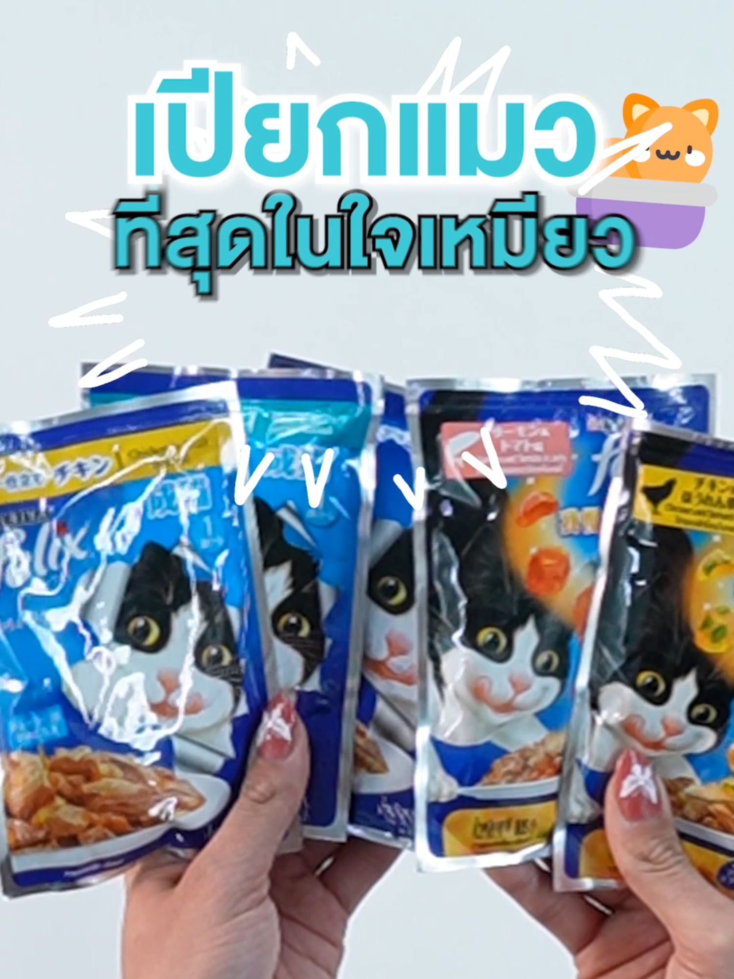 รีวิวเปียกแมวที่เป็นที่สุดในใจเหมียว! แม่ๆบ้านไหนสนใจ กดอาหารเปียกแมว Felix ใส่ตะกร้ากันได้เลย🐈🫰🏻 #NestlePurinaTH #Felix #อาหารแมว #อาหารเปียกแมว #อาหารสัตว์เลี้ยง #PetLover #ทาสแมว #รีวิวอาหารแมว
