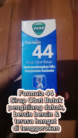 Vicks Formula 44 sirup obat batuk #fyp #fyppppppppppppppppppppppp #obatbatuk 