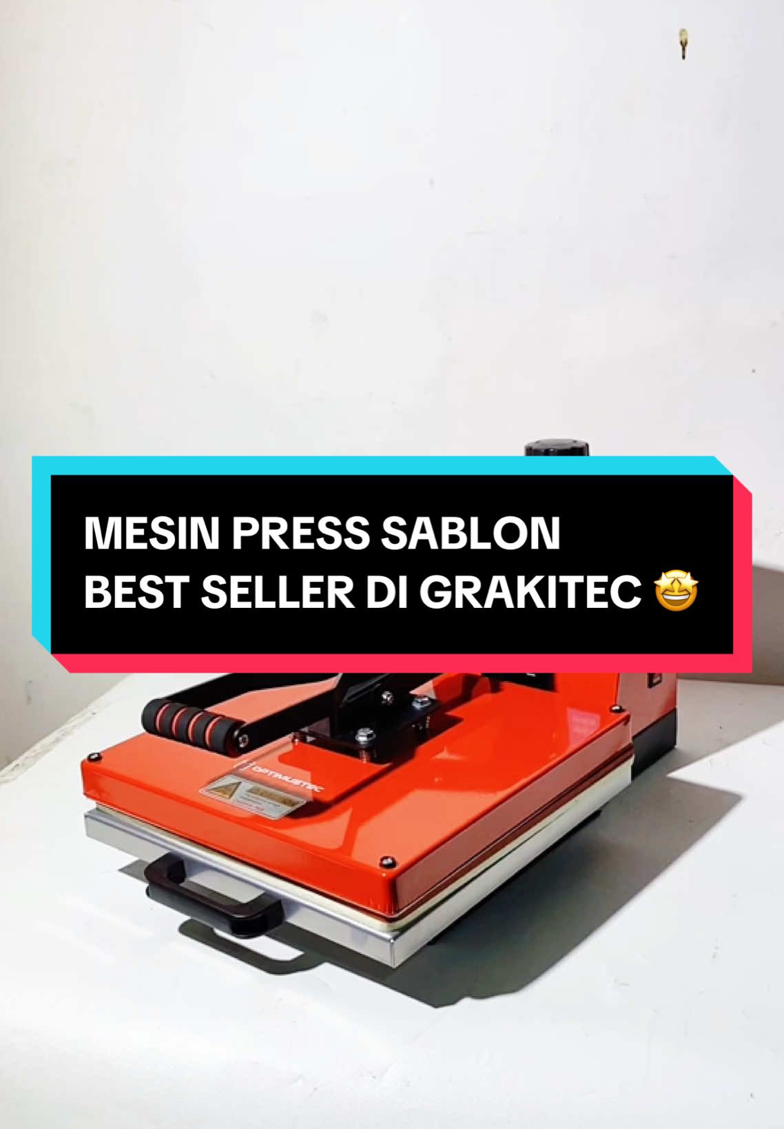 Mesin Press Sablon Best Seller di Grakitec fitur lengkap dan harga terjangkau bikin usaha semakin cuan.  #LiveOutlandish #grakitec #mesinpress #sablonkaos #sablonbaju #sablondigital #pressablon 