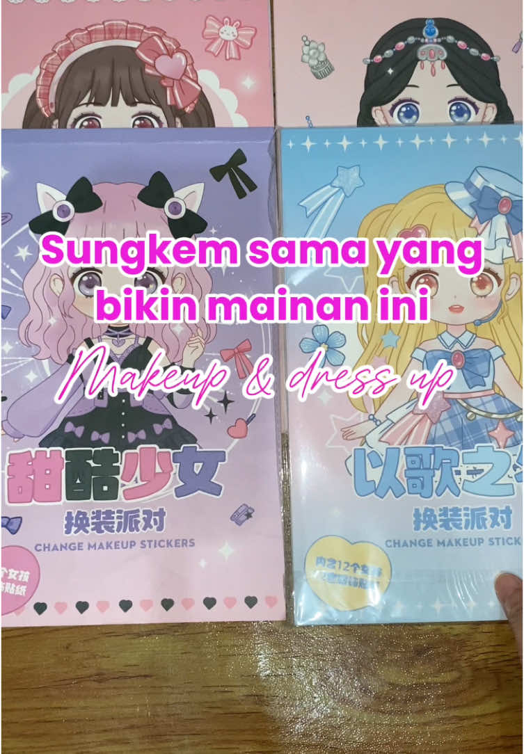 🥰 #sticker #makeup #mainananakperempuan #dressupchallenge 