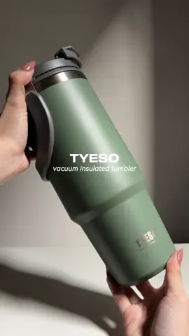 my new tumbler from tyeso 💚 #tyesovacuuminsulatedtumbler #tyesotumbler #vacuuminsulatedtumbler #tumbler #tyesotumbleroriginal 