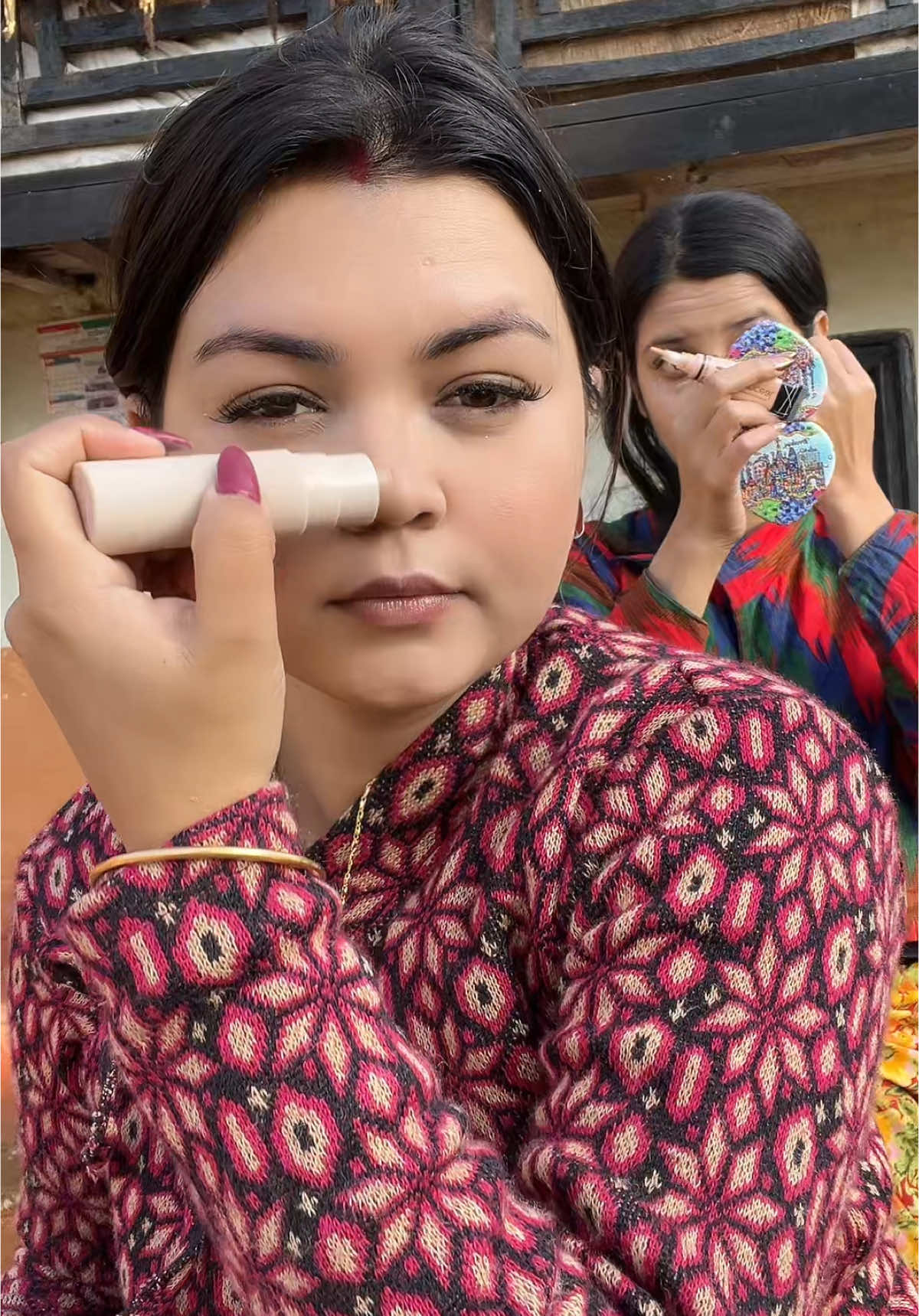 #fyp #gwru #ramechhap #nepalitiktok #2025tiktok #muasoftiktok #makeupartistinkathmandu #followformore #creatorsearchinsights #nandavauju #makeupbyshikshya #shringarbyshikshya #mein2025 #dailyvlog #makeuptutorial 