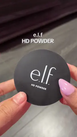 Best finishing powder! #elfcosmetics #hdpowder #makeup #makeuppowder #facepowder #glimmer #glittery 