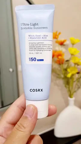 COSRX Ultra-Light Invisible Sunscreen SPF50 PA++++  กันแดดเนื้อเซรั่ม เติมความชุ่มชื้นให้ผิว ควบคุมความมัน เบาสบายผิว#cosrx #cosrxultralightinvisiblesunscreenspf50pa #cosrxsunscreen #sunscreen #กันแดด #กันแดดล่องหน #รีวิวบิวตี้ #สกินแคร์ #ดูแลตัวเอง #tiktokป้ายยา #รีวิวของดีบอกต่อ #พยาบาลนายหน้าติ๊กต่อก #CapCut 