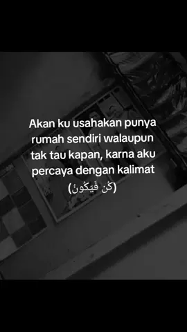 masi tetap megang kalimat Kun fayakun (كُن فَيَكُونُ) yg artinya jadilah, maka itu pun jadi