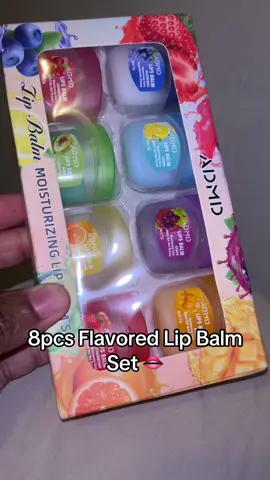 Moisturizer them chopped lips 👄 #fyp #lipbalm #moisturizer #lips #8pcset #flavoredlips #flavored 