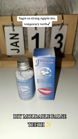 DIY MOLDABLE FALSE TEETH ✨ 🛍️  #moldablefalseteeth #falseteeth #DIY #temporaryteeth 
