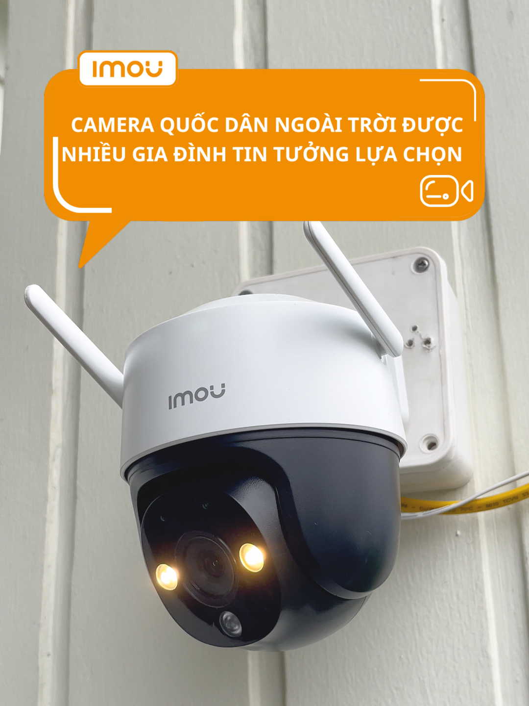 Camera quốc dân ngoài trời được nhiều gia đình tin tưởng lựa chọn imou S51FEP #imoukomex #komexcamera #cameraimou #imous51fep #s51fep #camerangoaitroi #thusaunuagia #thanhthoiluottet
