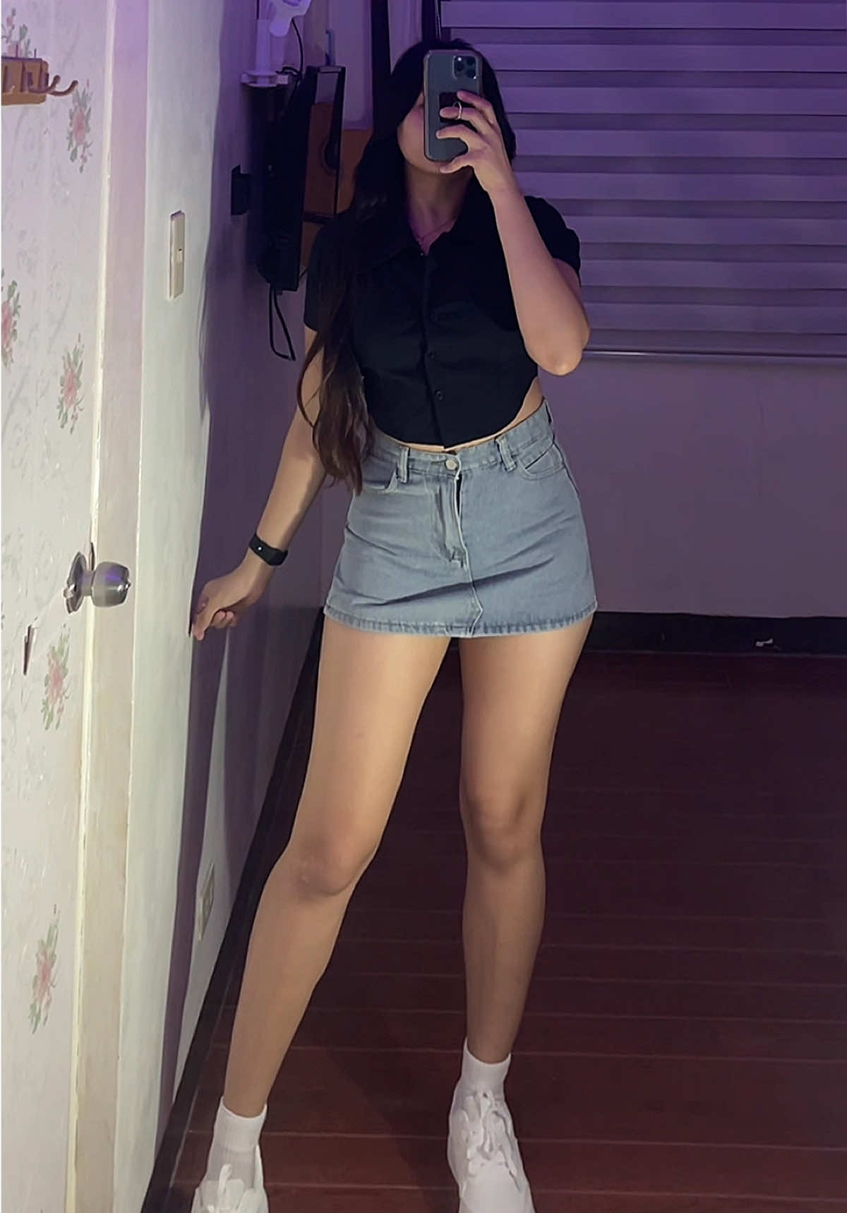 crop polo x skirt outfit. #outfitideas #polooutfit #outfitinspo #skirtoutfit #basicoutfit #casualoutfits 