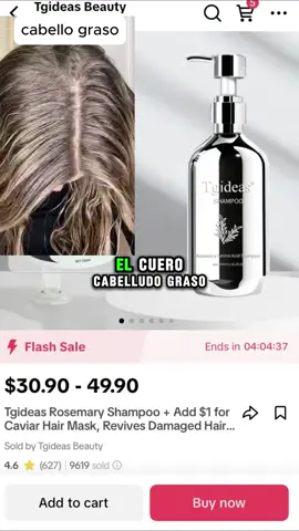 El champú Tgideas tiene un aroma sofisticado y una textura rica. Mi cabello se siente rejuvenecido y brillante#hairtransformation #hairgrowth #shampoo #haircare #haircut #hairtutorial #hairgrow #hairgrowthjourney #hairgrowthtips #rosemary #alopecia #hairlosssolutions #foryou #hairtips #hairrepair #hair #hairtok #hairstyle