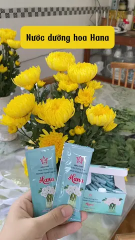 Hộp 50 gói nước dưỡng hoa tươi Hana #taphoacomon #nuocduonghoa #nuocduonghoatuoilau #nuocduonghoahana #hana #review 
