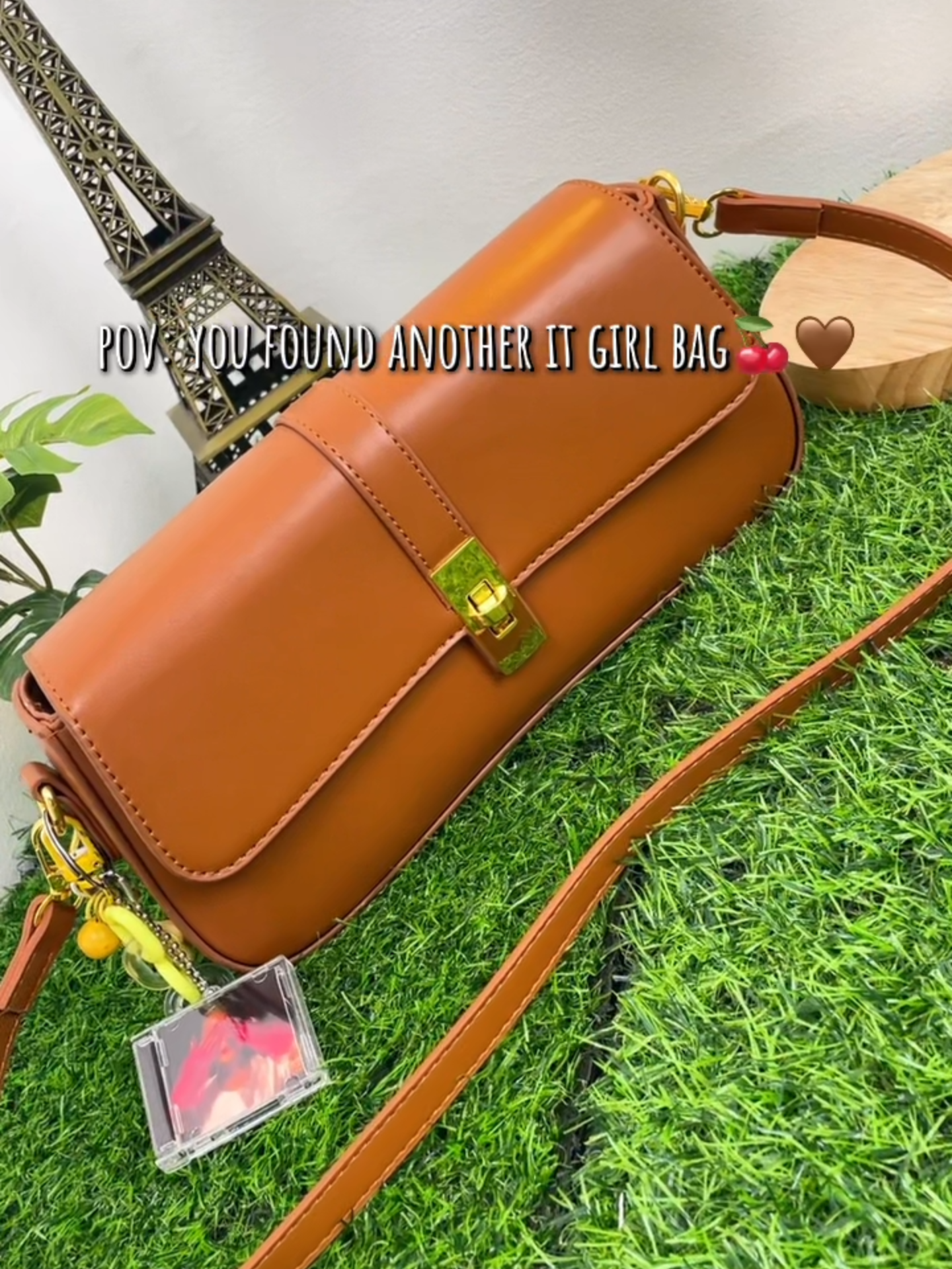 POV: you found another it girl bag!😍🍒👜 perfect for everyday luxury on-the-go! ✨ just click the yellow basket to get yours now my girlies! 🛒🤸‍♀️ #belinda #belindabag #fyp #thatgirl #foryou #slingbag #shoulderbag #bag #womenfashion #luxurybag #bagrecommendation #tiktokfinds #trending #recommendations #engagement #bagforwomen