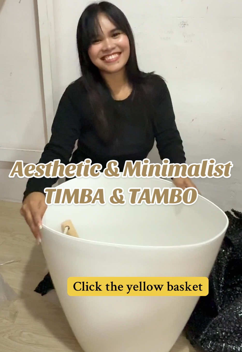 Aesthetic & Minimalist na Timba and Tabo 🤎🤍 #waterdipper #waterbucket #bucket #pail #aesthetictabo #aesthetictimba #minimalisttimbawithtabo 