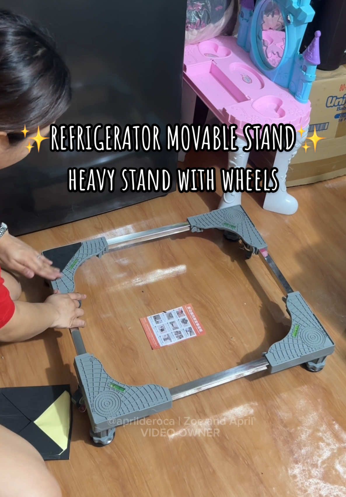 Di na kayo mahihirapan sa paglinis ng ref nyo kapag meron kayong ganito ☺️ Sobrang tibay pa nyan oh! 🥰🫶 Check the yellow basket ✨ #refstandwithwheels #standwithwheels #standforrefandwashingmachine #refrigeratorstand #moveable #refstand #houseappliances #kitchenhack #heavydutystand #fyp #foryoupage #tiktokfinds #budolfinds #budolph #viral 