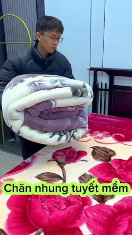 Chăn nhung hai lơp mềm mịn#changagoidem #channhungtuyet #channhung #thinhhanh #xuhuong 