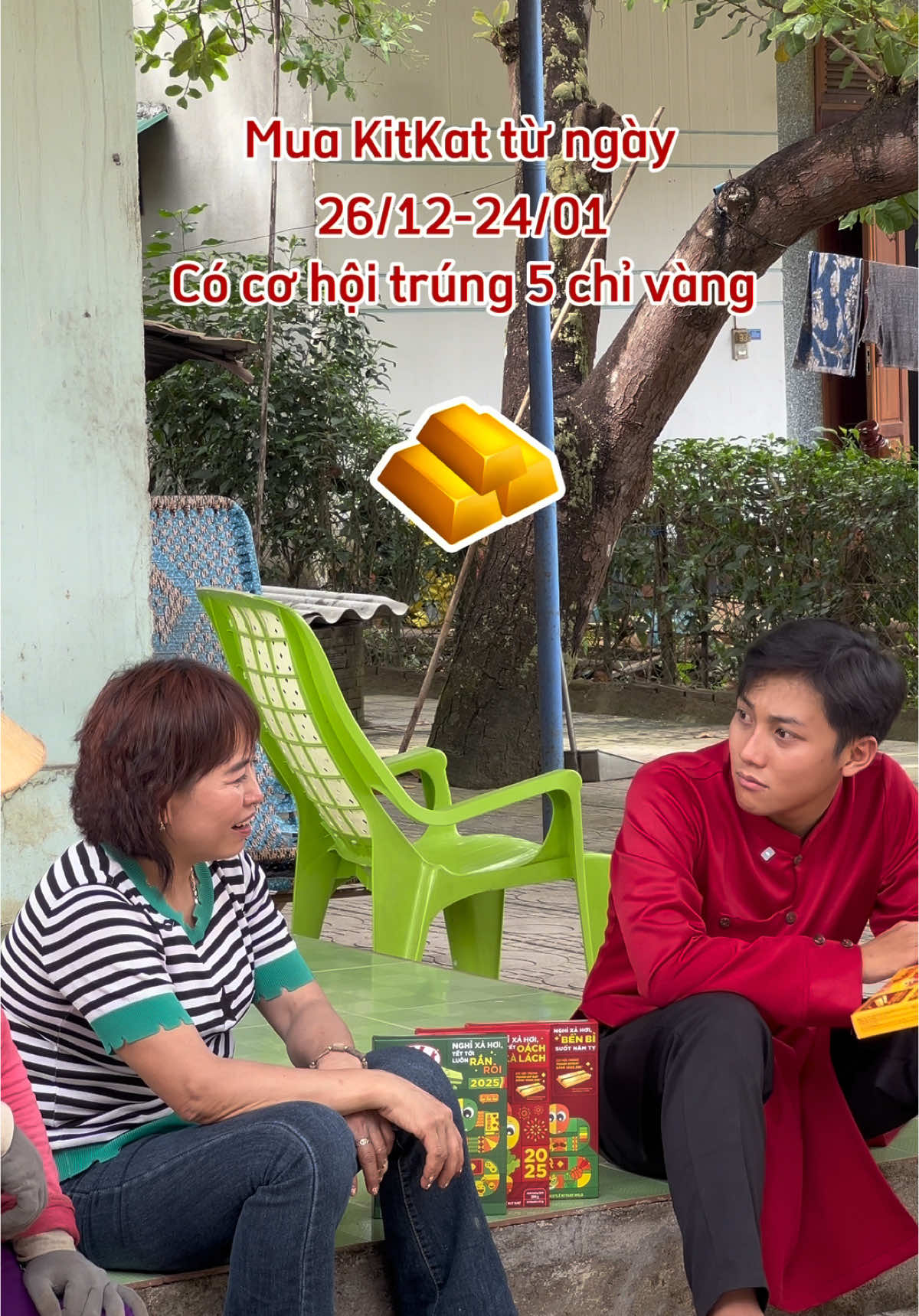 Gen Z đón tết thư giãn kiểu:                                         #KitKat #Nghixahoi #Tetxanghisuy #KitKatTetXaNghiSuy 