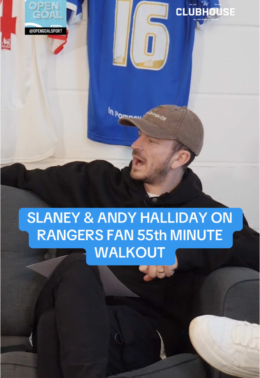 Andy Halliday has his say on some fans booing the 55th minute walkout #fyp #foryou #rangers #rangersfc #football 