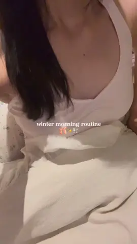 winter morning routine🩰✨🐩 #asmr #morningroutine #fyp 