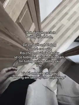 Anh đang học cách yêu em nhiều hơn... #xh 