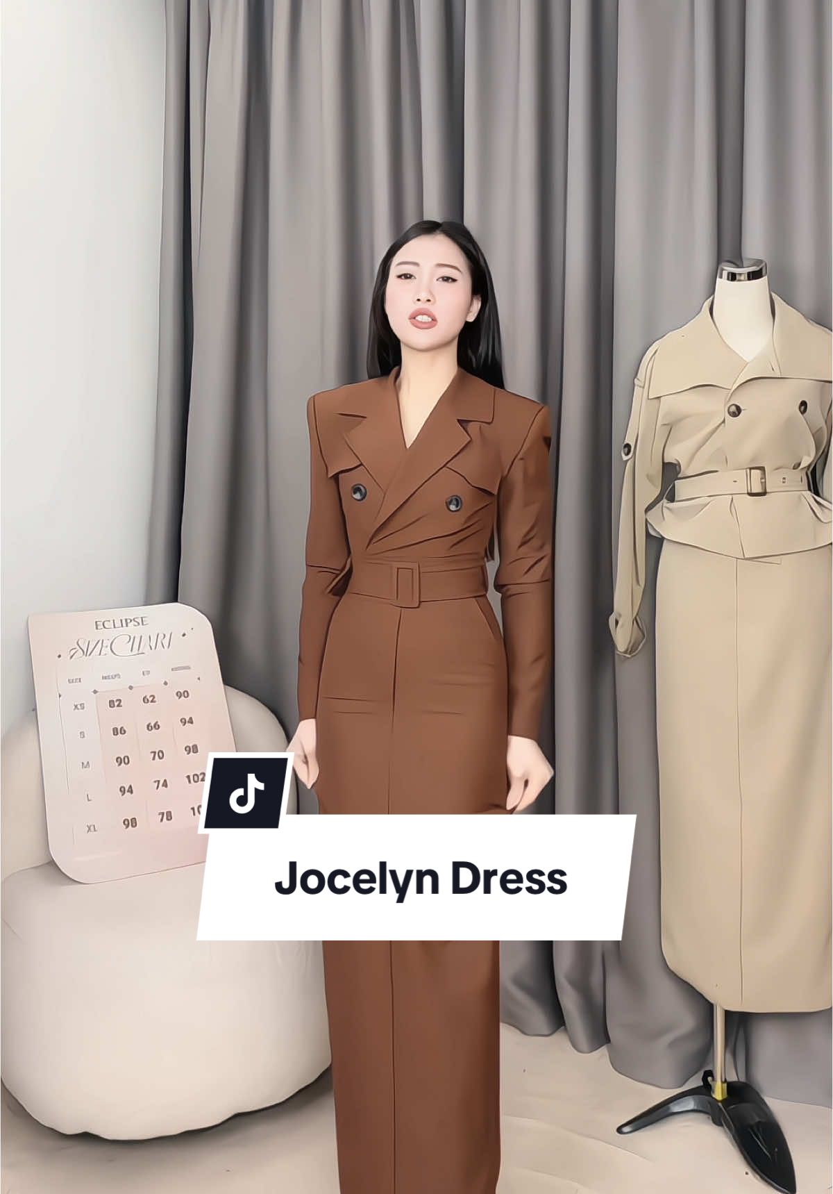 Jocelyn Dress - Biểu tượng của sự tinh tế và thanh lịch 💘 #Eclipseclothing #thoitrang #váy #xuhuong 