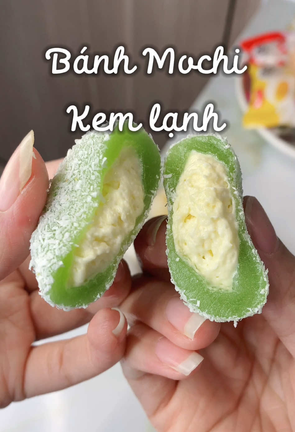 Bánh mochi kem lạnh các bác đã thử chưa? #cunglamme #chiasekinhnghiem #banhmochi #banhmochikemlanh #banhmochimixvi #banhkeotet #tet2025♥