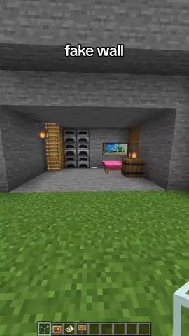 fake wall #minecrafttricks #minecraftbuilding #minecraftbuilds #minecraftbuild #minecraftmeme 