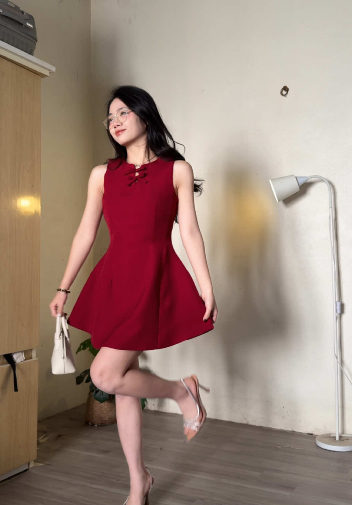 Chiếc váy mặc mùng 2 tết của tuiii #vayxinh #vaymactet #vaydodontet #met5tem #vaytet 