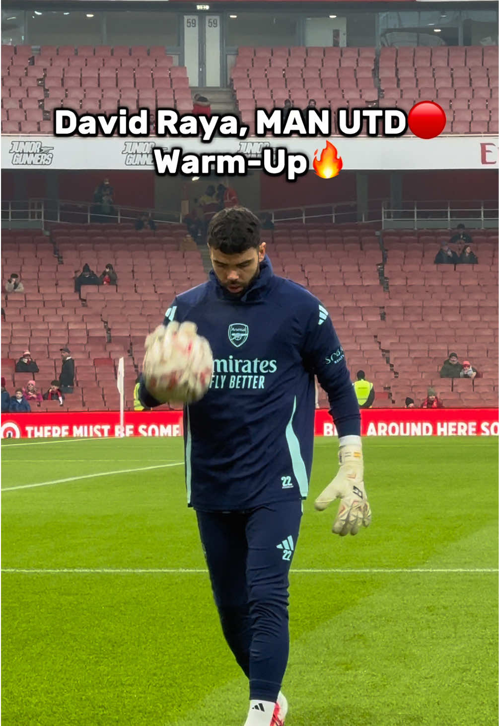 David Raya, man utd🔴 warm-up🔥 #축구 #골키퍼 #goalkeeper #축구틱톡 #축구틱톡 #해외축구 #epl #맨유 #아스날 #추천 #manchesterunited #arsenal 