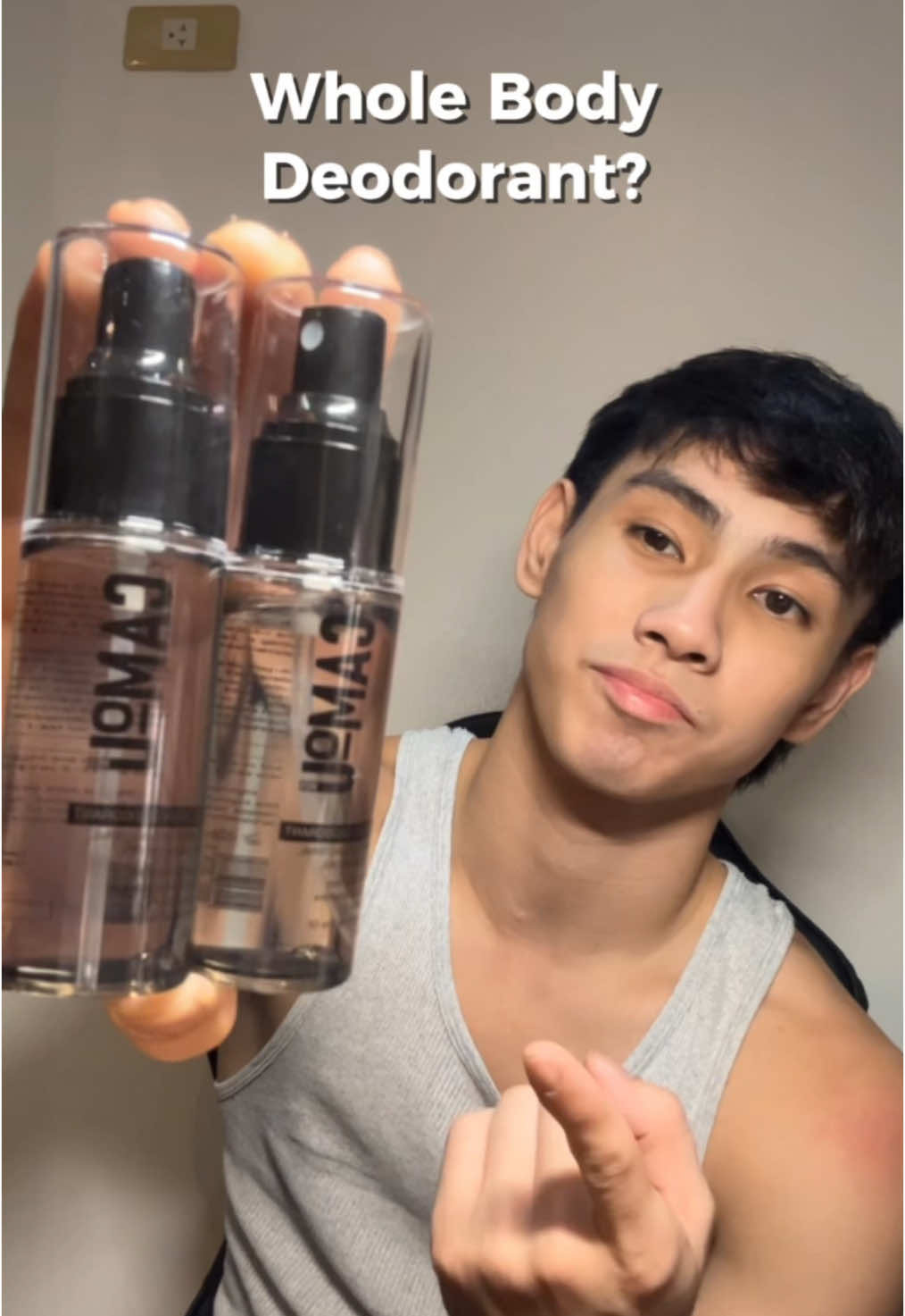 Yes! May whole body deo na si Camou 🤩 #fyp 