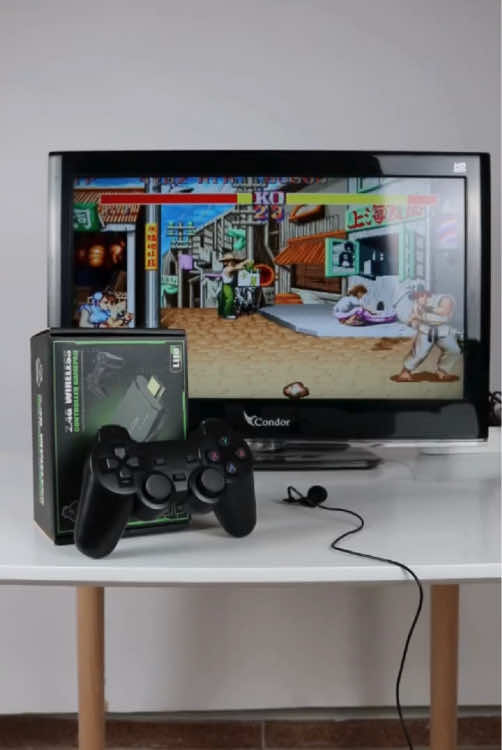Console de jeu vidéo rétro avec 15000 jeux intégrés +2 manette sans fil 4K HDMI. 