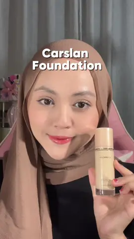 nampak beza sangatkan makeup base i tu?!! love dooh foundation @Carslanmy ni even letak powder pun tak patchy!! 😩🫶🏻💗 #CARSLAN #carslanfoundation #makeup #makeuptutorials 