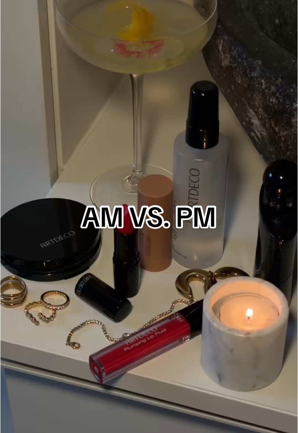 From day to night ❤️💋 Credits: @Isabell | UGC Creator  #artdecocosmetics #artdecobeauties #morningroutine #nightroutine #makeup #makeupaesthetic 