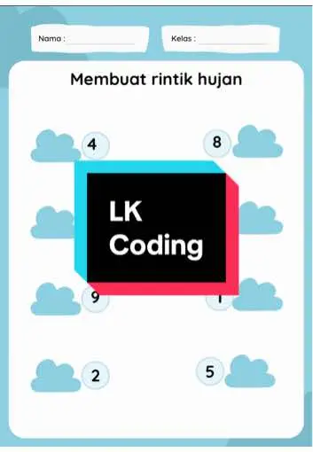 Lembar kerja anak TK kel B  Mereka sukanya coding 😍#tkpertiwianggrek #gempolsari #coding #lembarkerjasiswa 