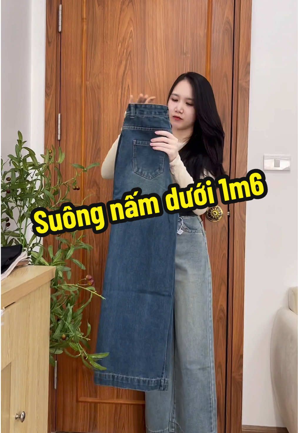 Nấm lùn đâu hết rùi ạ vào đây sắm đồ xinh thui nào các chị em ơi #quanjean #quansuong #quanongrong #jeanqc 