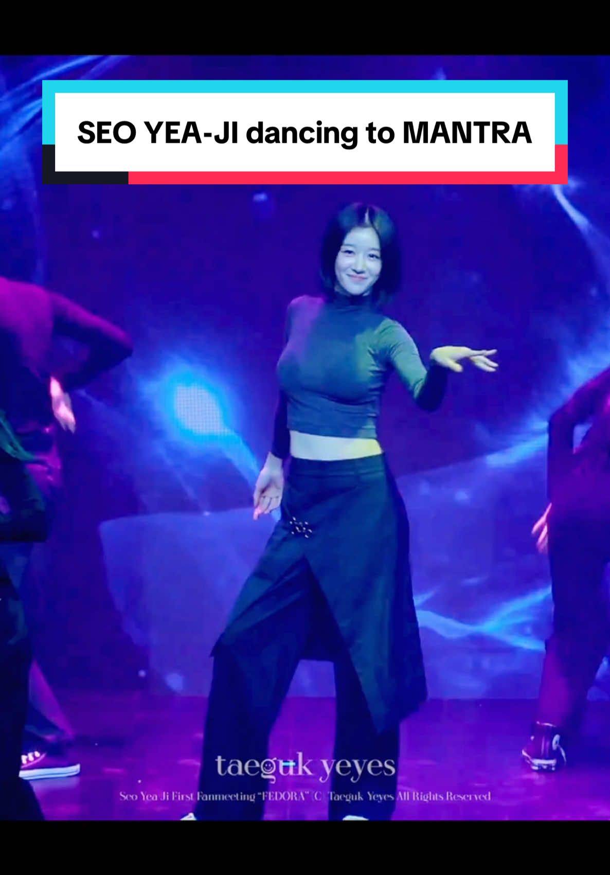 Actress #SeoYeaJi dancing to #Mantra by #Jennie at her first-ever fan meeting Fedora 🎀♥️ She dances so well too!!! what else can't you do my best Actress!?!?!? ahhhh Thank you so much Taeguk Yeyes for sharing!!! 🎀♥️💛💕😭🫶🏻 this is the 3rd time I'm gonna post this.. please dont mute this vid Tiktok!! SEOYEAJI 1ST FANMEETING FEDORA #SeoYeaJi_Fanmeeting  #FEDORA  #徐睿知 #서예지 #ซอเยจี #ソイェジ 