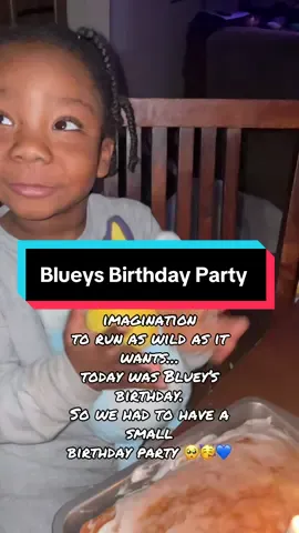 I am NOT a baker LMFAO we tried to glaze the cake while it was still hot …. FAIL. 😂 but I really enjoy doing stuff like this with him.. he’s the sweetest little boy EVER he melts my heart every single time 🥺😭🫶🏾 #bluey #birthdayparty #imagination #toddlertok #fyp 