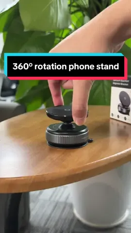 Manually rotating, the suction is great on flat and smooth places.#phoneholder #phonemount #mount #phonestand #magneticphoneholder #suctioncupmount #magnetic #musthaves #giftideas #tiktokshopjumpstartsale #tiktokshop 